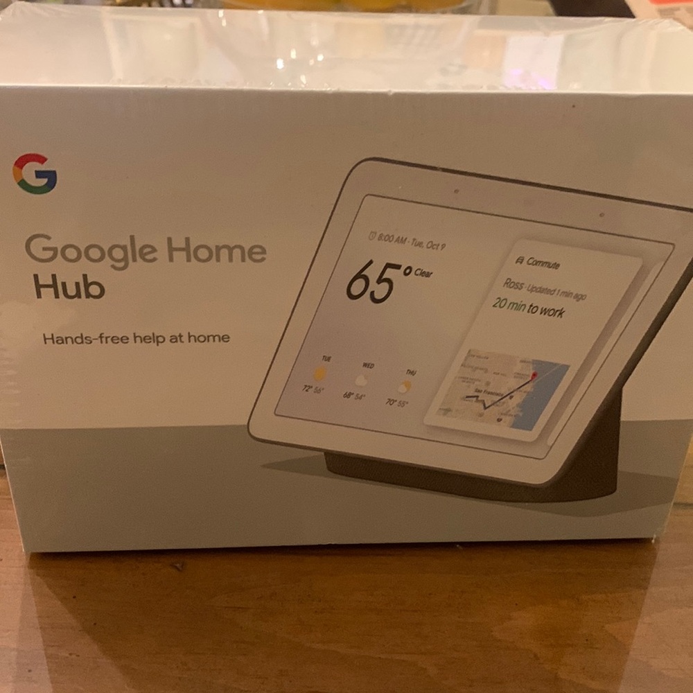 Google Home Hub-NWT in shrink wrap